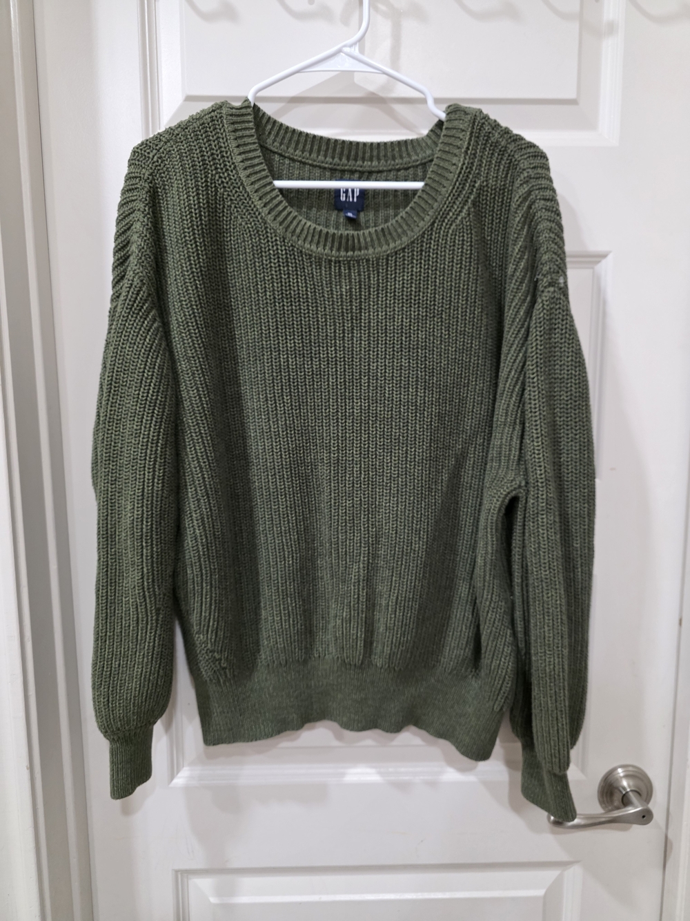 GAP Olive Green Chunky Knit Sweater